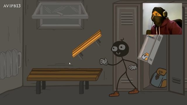 ESCAPING FROM SCHOOL WITH STICKMAN #avipb13 смотреть онлайн