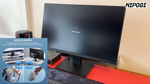 NiPoGi CK10 - The Best Windows 11 Mini PC ( Intel Core i5 - 32GB Ram - 1TB SSD )