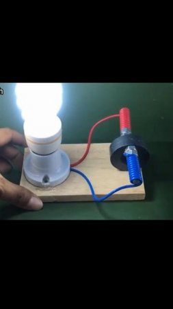 Awesome New Free Energy Generator Light Bulb 220v Using By Magnet 100% | MJ Creation ||