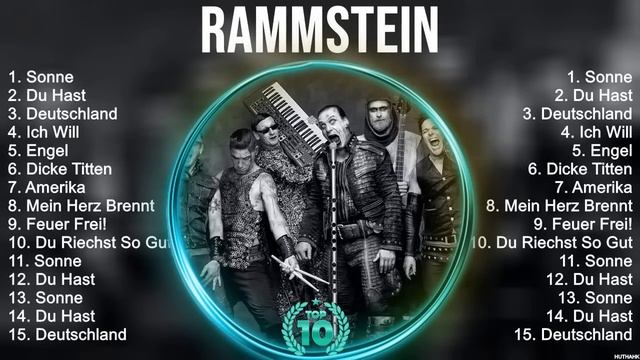 Rammstein Greatest Hits ~ Top 100 Artists To Listen in 2022 & 2023 смотреть онлайн