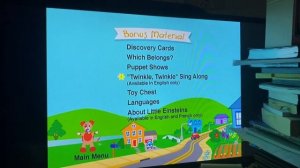 Baby Einstein: Baby’s Favorite Places 2006 DVD Menu Walkthrough