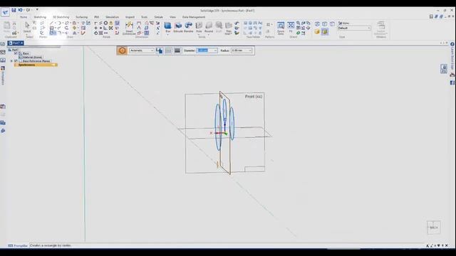 #lesson1 REFERENCE PLANES LOCK SIEMENS Solid Edge Training & Certification for Students