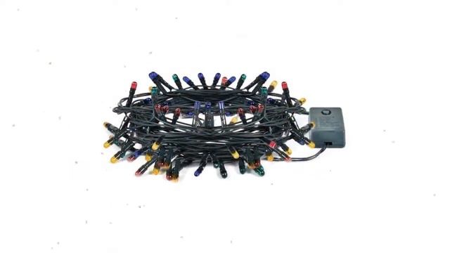 Электрогирлянда Нить 100 ламп рис, 8 режимов, 10м (Vegas) обзор 55057 смотреть онлайн