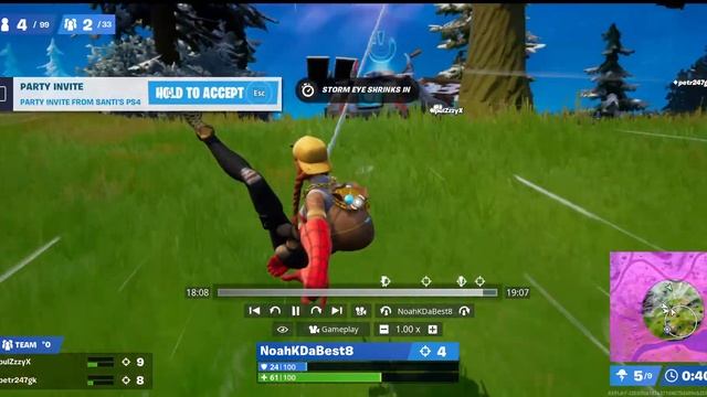 Fortnite Trios Win with Max and Santi (I hit 2 crazy snipes) смотреть онлайн