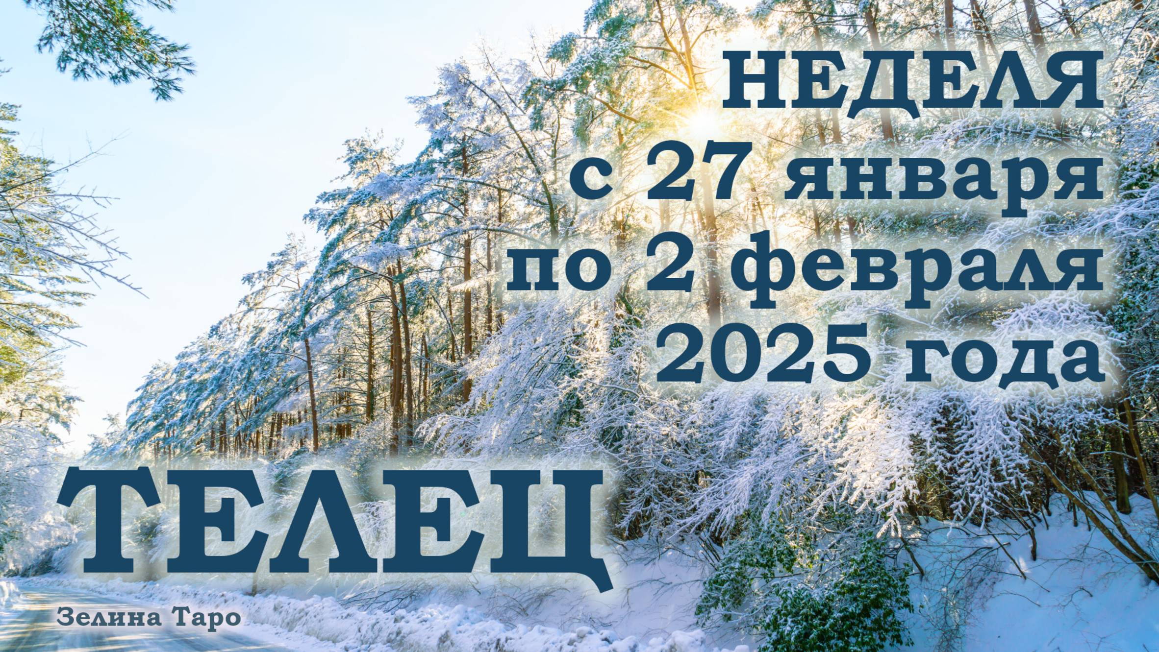 ТЕЛЕЦ | ТАРО прогноз на неделю с 27 января по 2 февраля 2025 года