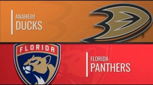 Матч NHL Анахайм Дакс — Флорида Пантерз  21.01.2025|Anaheim Ducks — Florida Panthers