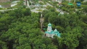 Тюмень. "Прогулки во времени". Трёхсвятительская церковь.