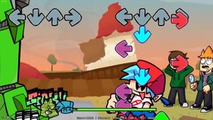 FNF BF Giant Robot VS PICO TORDBOT (Picobot over Eddsworld Tordbot)