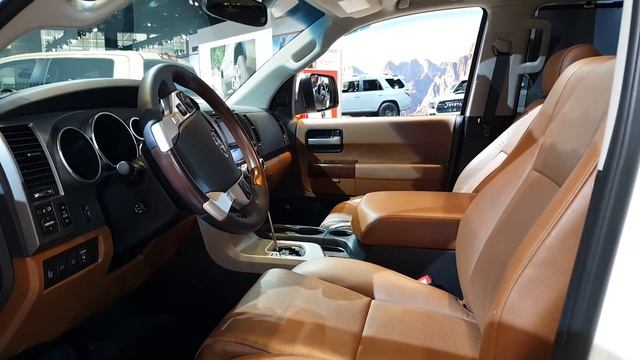 2016 Toyota Sequoia Platinum Interior Walkaround Price Site Toyota Cars смотреть онлайн