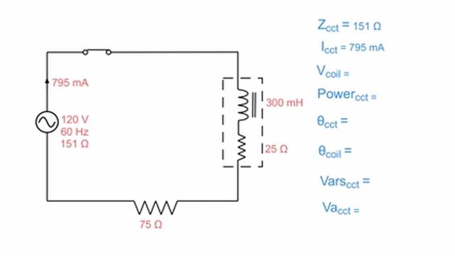 AC series RL circuit