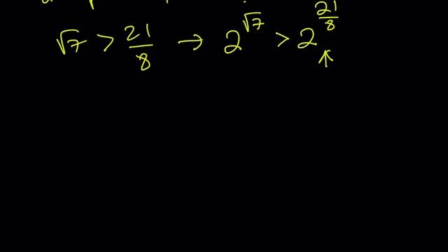 Comparing 2^sqrt(7) and 3^{13/8} смотреть онлайн