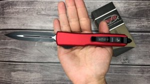 Нож фронтального выброса Microtech Ultratech D/E RED (Реплика)