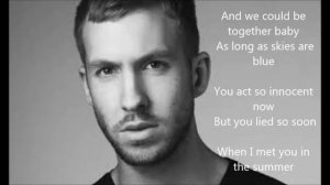 Summer Calvin Harris Lyrics