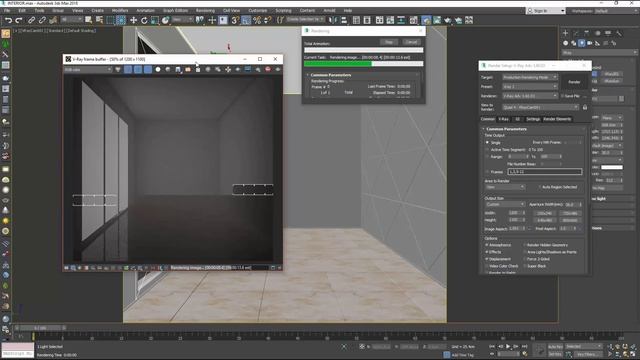 3DS max 2018 Interior Bedroom tutorial Vray смотреть онлайн