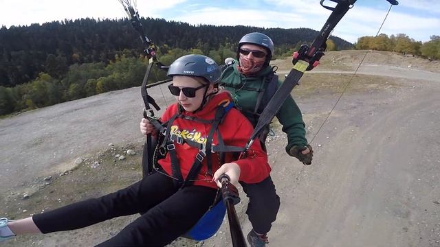 Архыз параплан ParaTourYes кавказ полет на параплане