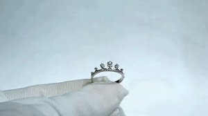 Серебряное кольцо 925 пробы с фианитом,  2200000399243