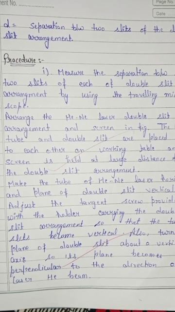 To study double slit interference by He-Ne laser ,find wavelength of laser light #fullmarks смотреть онлайн
