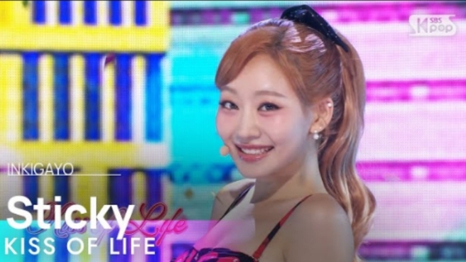 KISS OF LIFE "Sticky" Inkigayo 240707