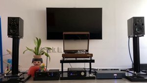 Acoustic Energy AE1 signature+AVI S21 intergrated amplifier