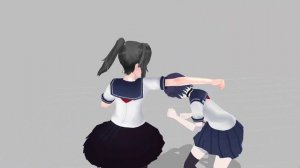 ayano aishi vs kokuma jutsu&himari fujita || round 3!