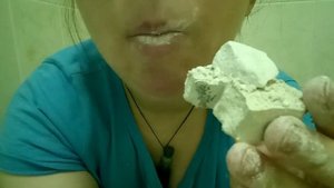 Мокрый пиленый мел "Оренбург" нестандарт в крошке мела часть 2