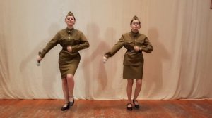 Дуэт: Матыкина Ульяна и Чернышова Екатерина "Военная песенка"