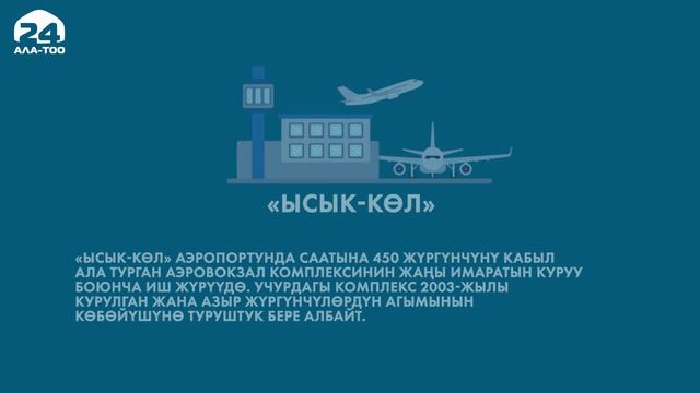 Ички аэропорттордун инфратүзүмү жакшырууда смотреть онлайн