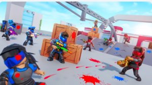 Игра в Roblox режим BIG Paintball 2.