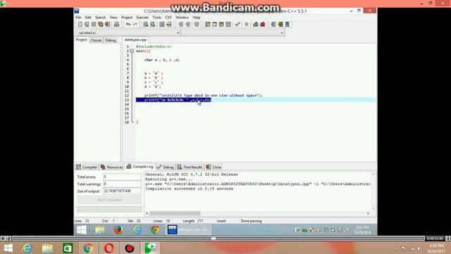 C Programming Tutorial int Float Char Data Types (Data Types in C ) Know your Data type