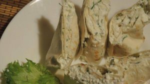 Рулеты с творожной начинкой
