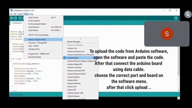 LPG gas leakage detector using arduino смотреть онлайн