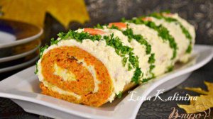 Овощной рулет с сыром