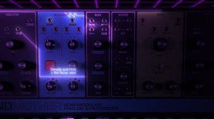 How does a semi-modular synth works in the speed of light