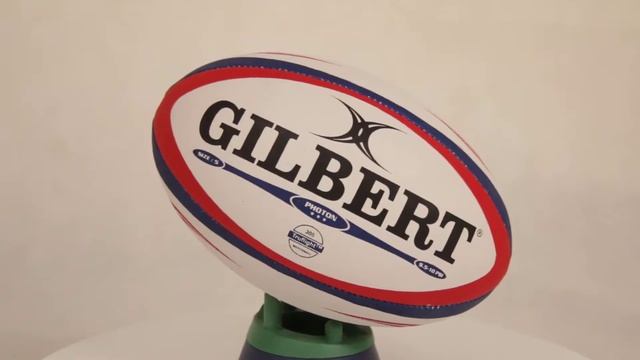 Gilbert Photon Match Rugby Ball White/Red смотреть онлайн