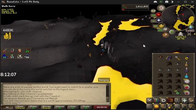 Lava Dragons are the BEST place to PK on a BABY PURE? | 10M EVERY Location in the Wildy | Episode 4 смотреть онлайн