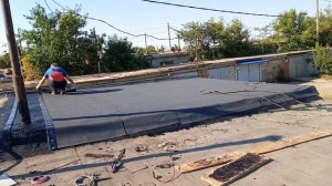 гараж ремонт кровли ч.2