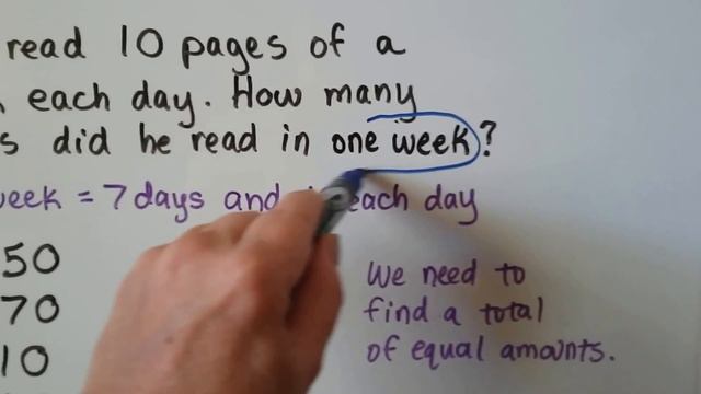 G.E.D. Math  1e, Solving word problems, Choosing the operation