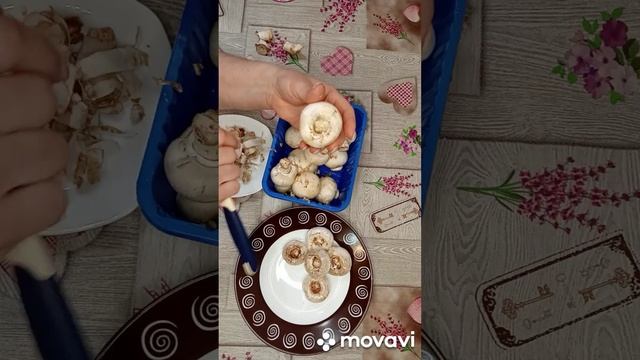 #Как я #фарширую #шампиньонывдуховке .