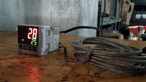 omron_temprature controller e5cwl-r1tc check to Thermo couple by temperature controller...