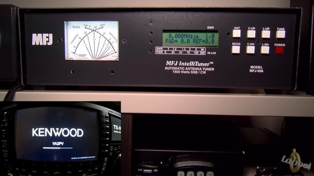 MFJ-998 automatic antenna tuner 1500 Watts - Review and Setup смотреть онлайн