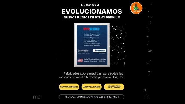 Filtros de Polvo Electrostaticos Premium aire acondicionado