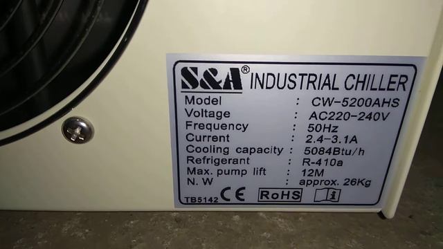 Чиллер S&A CW-5200AHS CS52637802 7167 7168 #чиллер смотреть онлайн