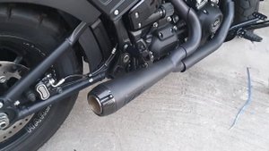 Fat Bob 114 2018 TBR Exhaust Sound.