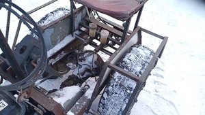 Самый простой мини-трактор своими руками