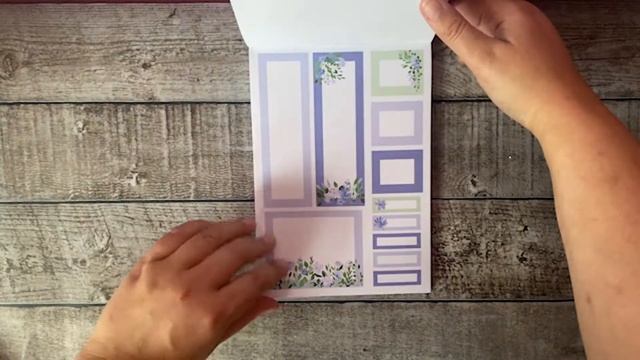 Planything Spring Florals sticker book flip through with matte transparent stickers!