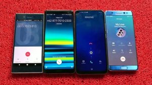 SONY XZ3 & VIVO Y30 incoming call SONY XZ & SAMSUNG note fe out going call