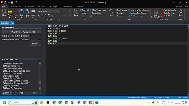 Tutorial #004 CNC Turning G & M Codes in Hindi: CIMCO Edit 2023 #Learning #Skills