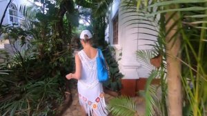 10. Отдых в Гоа (Индия). Идем на завтрак в кафе при отеле Алидия