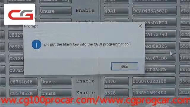 CGDI BMW CAS3 add key