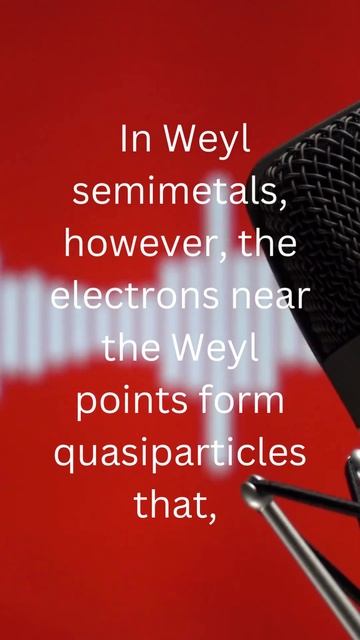 The “Sound” of Weyl Fermions смотреть онлайн